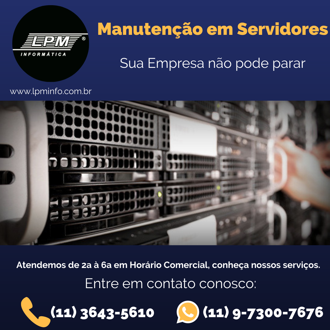 Manutenção de Servidores